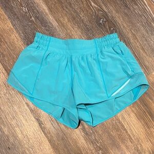 Lululemon Athletica Turquoise Athletic Shorts
